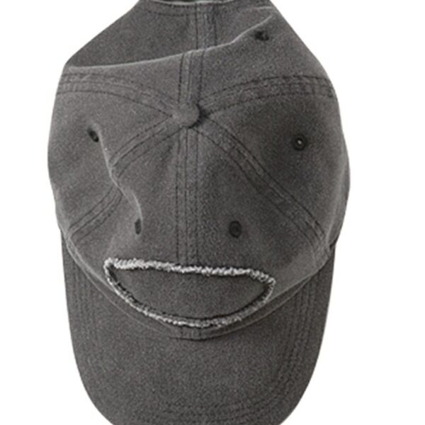 Pigment-Dyed Raw-Edge Patch Baseball Cap Thumbnail