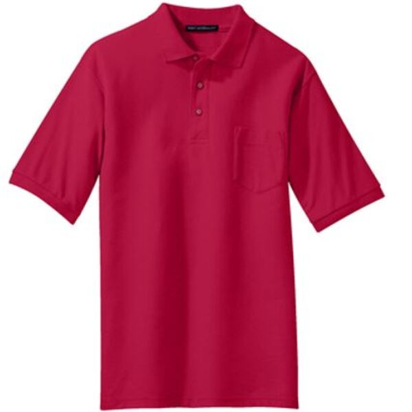 Tall Silk Touch™ Polo with Pocket Thumbnail