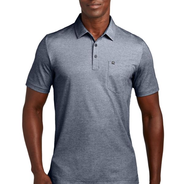 Travis Mathew TM1MY404 Oceanside Heather Pocket Polo Thumbnail