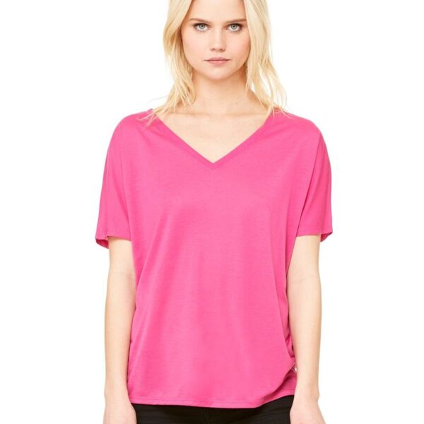 8815 Women's Slouchy V-neck Tee Thumbnail