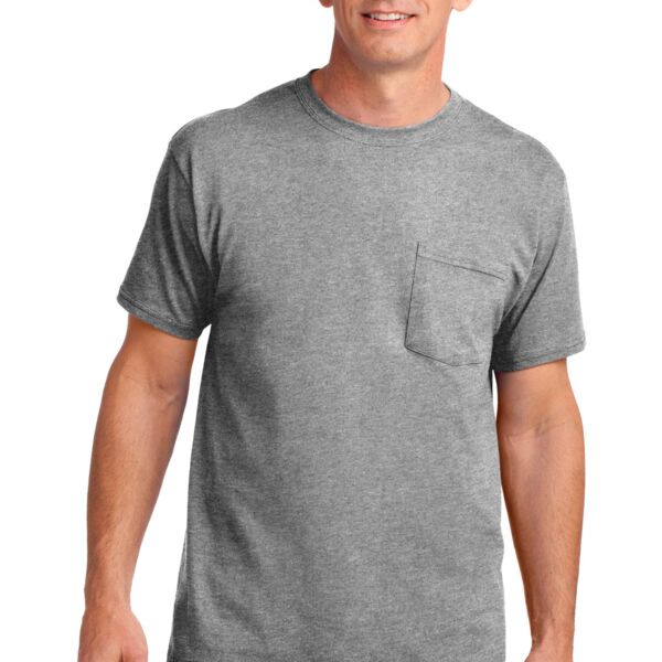 PC54P - Core Cotton Pocket Tee Thumbnail