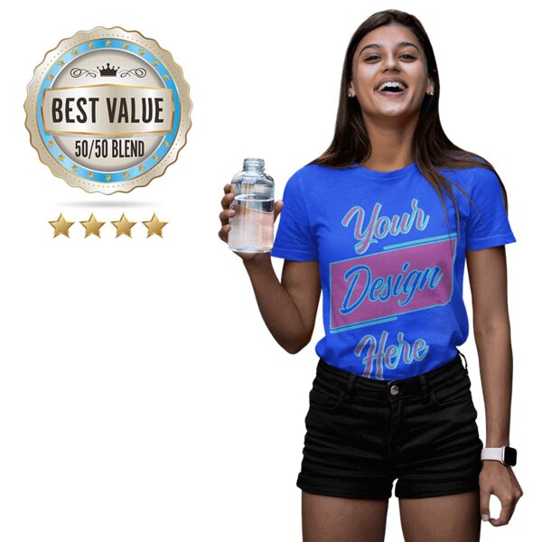 G800 - 8000 Gildan Dry Blend 50/50 T-Shirt  Thumbnail