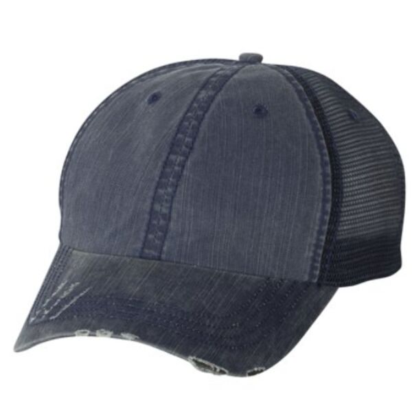 Herringbone Unstructured Trucker Cap Thumbnail