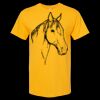 Men's Gold Soft Touch T-Shirt Thumbnail
