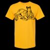 Men's Gold Soft Touch T-Shirt Thumbnail