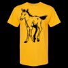 Men's Gold Soft Touch T-Shirt Thumbnail