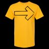 Men's Gold Soft Touch T-Shirt Thumbnail