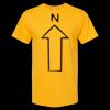 Men's Gold Soft Touch T-Shirt Thumbnail