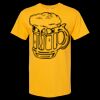 Men's Gold Soft Touch T-Shirt Thumbnail
