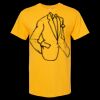 Men's Gold Soft Touch T-Shirt Thumbnail