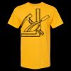 Men's Gold Soft Touch T-Shirt Thumbnail