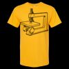 Men's Gold Soft Touch T-Shirt Thumbnail