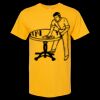 Men's Gold Soft Touch T-Shirt Thumbnail