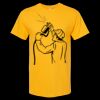 Men's Gold Soft Touch T-Shirt Thumbnail