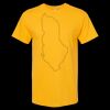 Men's Gold Soft Touch T-Shirt Thumbnail