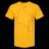 Men's Gold Soft Touch T-Shirt Thumbnail
