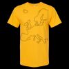 Men's Gold Soft Touch T-Shirt Thumbnail