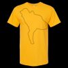 Men's Gold Soft Touch T-Shirt Thumbnail