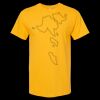 Men's Gold Soft Touch T-Shirt Thumbnail