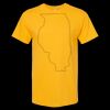 Men's Gold Soft Touch T-Shirt Thumbnail