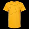 Men's Gold Soft Touch T-Shirt Thumbnail