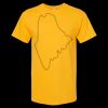 Men's Gold Soft Touch T-Shirt Thumbnail