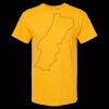 Men's Gold Soft Touch T-Shirt Thumbnail