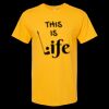 Men's Gold Soft Touch T-Shirt Thumbnail