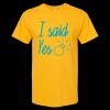 Men's Gold Soft Touch T-Shirt Thumbnail