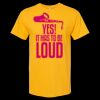 Men's Gold Soft Touch T-Shirt Thumbnail