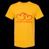 Men's Gold Soft Touch T-Shirt Thumbnail