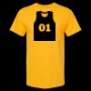 Men's Gold Soft Touch T-Shirt Thumbnail
