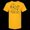 Men's Gold Soft Touch T-Shirt Thumbnail