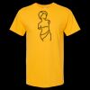 Men's Gold Soft Touch T-Shirt Thumbnail